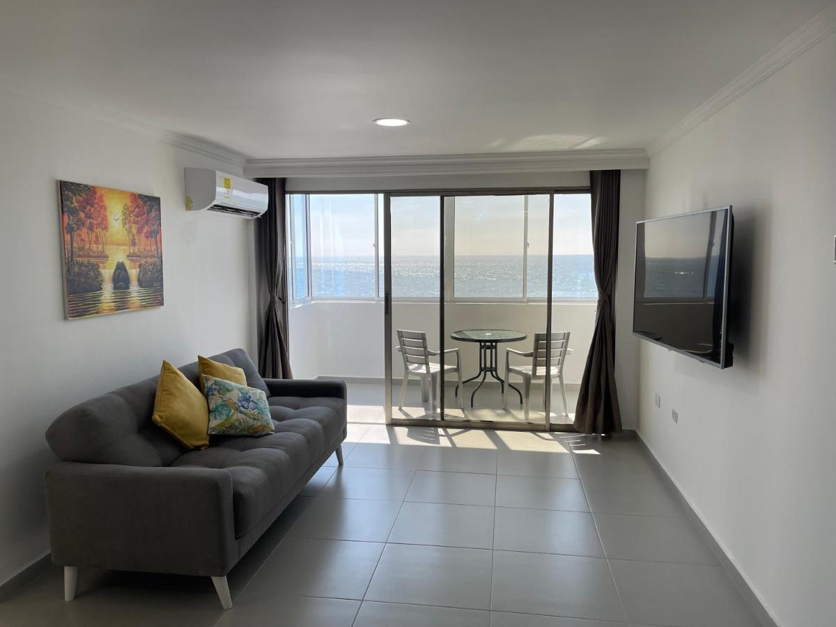 Hermoso Apartamento, Con Vista Al Mar, En Cartagena De Indias, Dos Cuartos Exterior foto