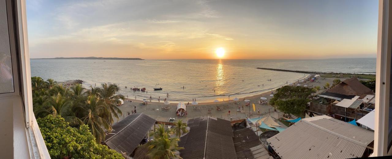 Hermoso Apartamento, Con Vista Al Mar, En Cartagena De Indias, Dos Cuartos Exterior foto