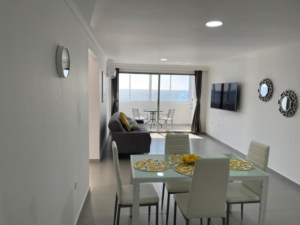 Hermoso Apartamento, Con Vista Al Mar, En Cartagena De Indias, Dos Cuartos Exterior foto