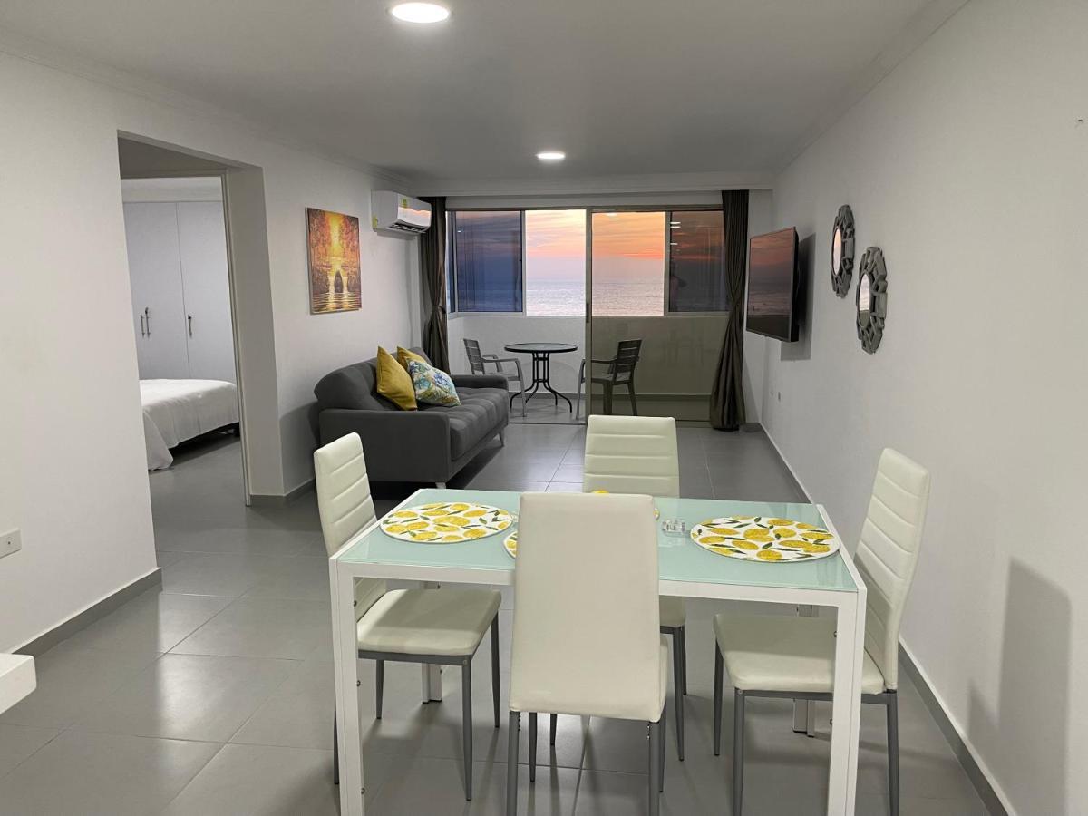 Hermoso Apartamento, Con Vista Al Mar, En Cartagena De Indias, Dos Cuartos Exterior foto